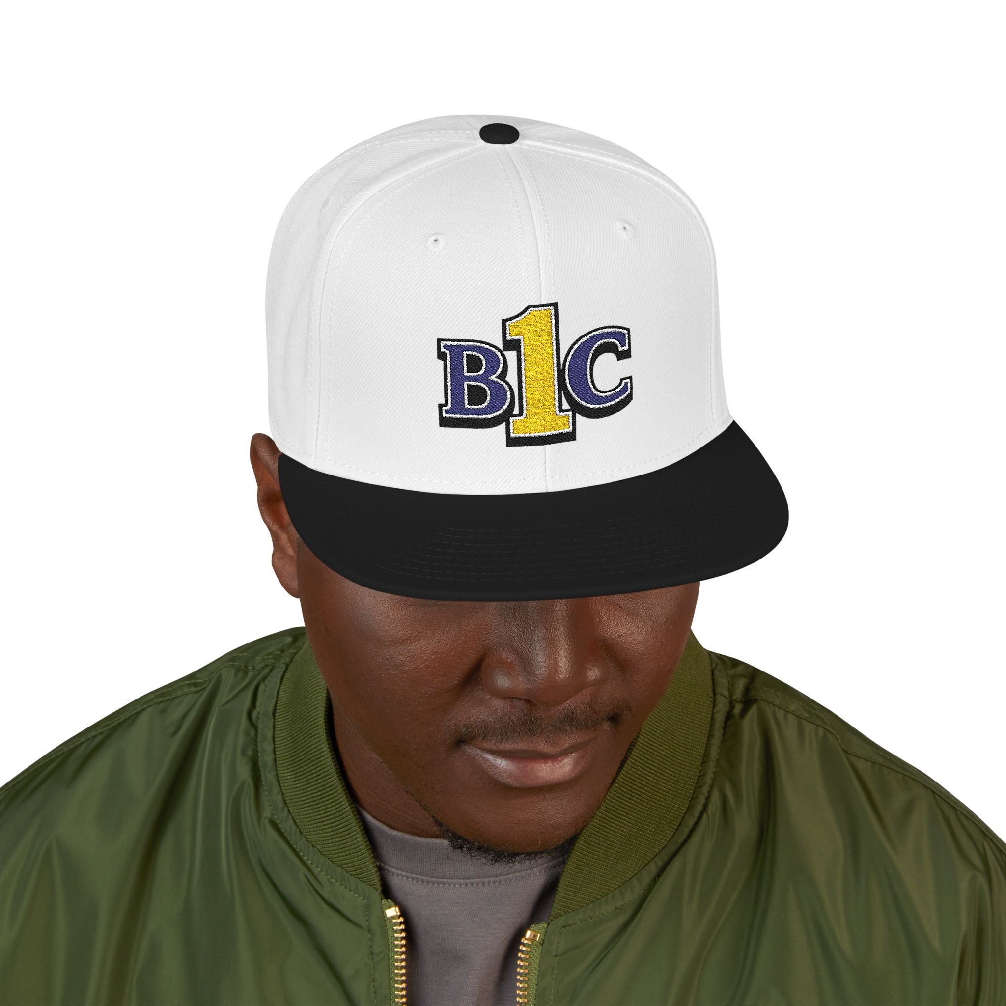Embroidered B1C  Snapback Hat