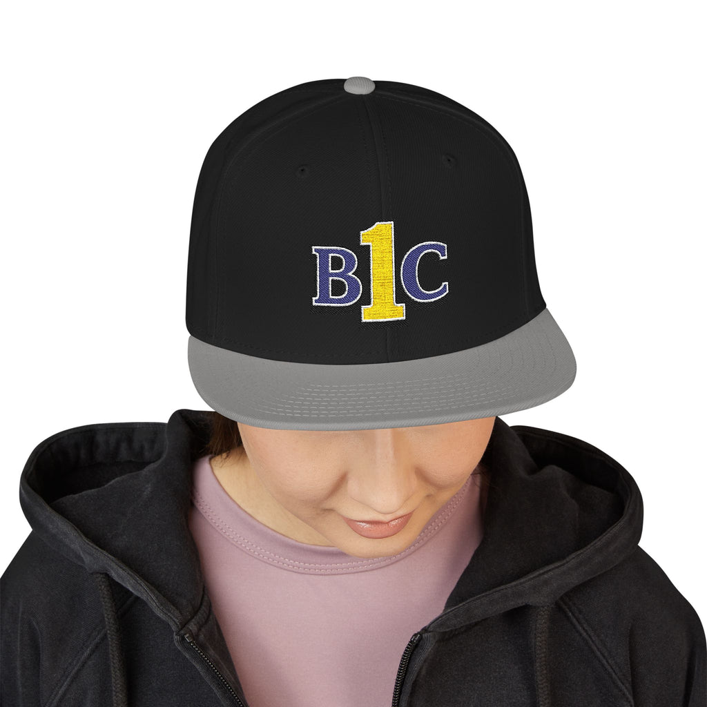 Embroidered B1C  Snapback Hat