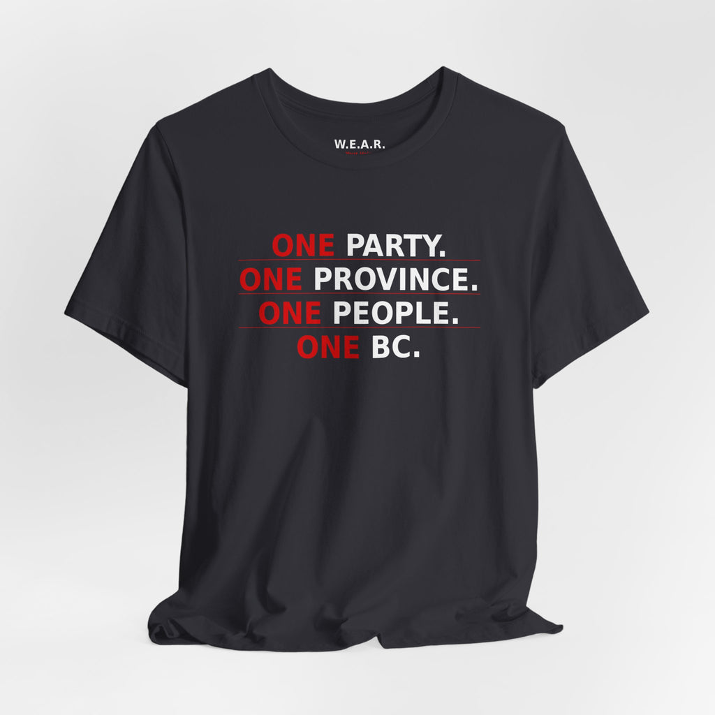 dark - One Party, One Province, One People, One BC / Only One Party Has The Backbone To Say It