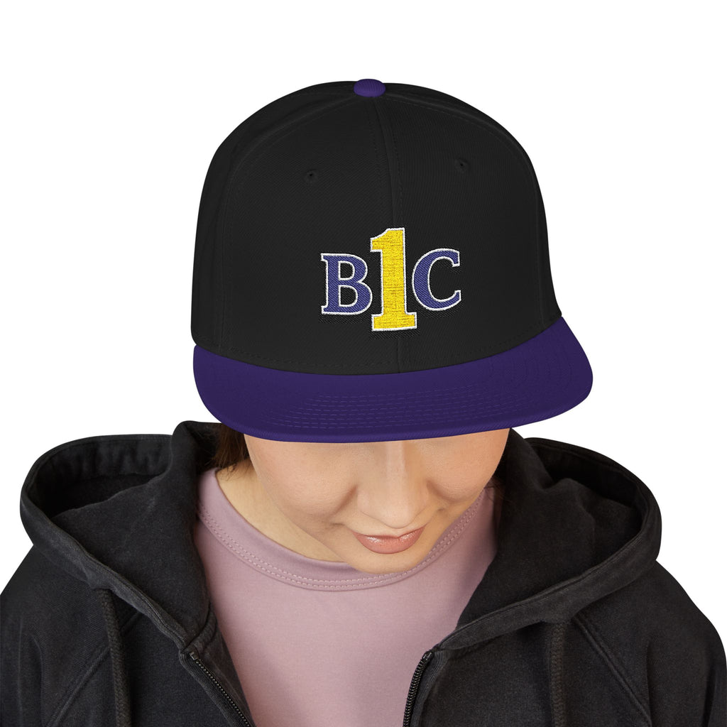 Embroidered B1C  Snapback Hat