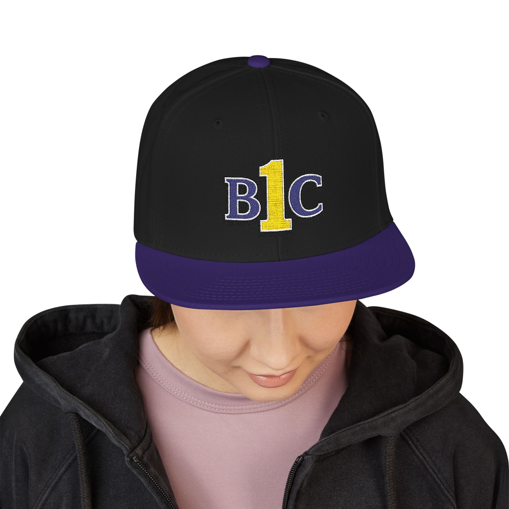 Embroidered B1C  Snapback Hat