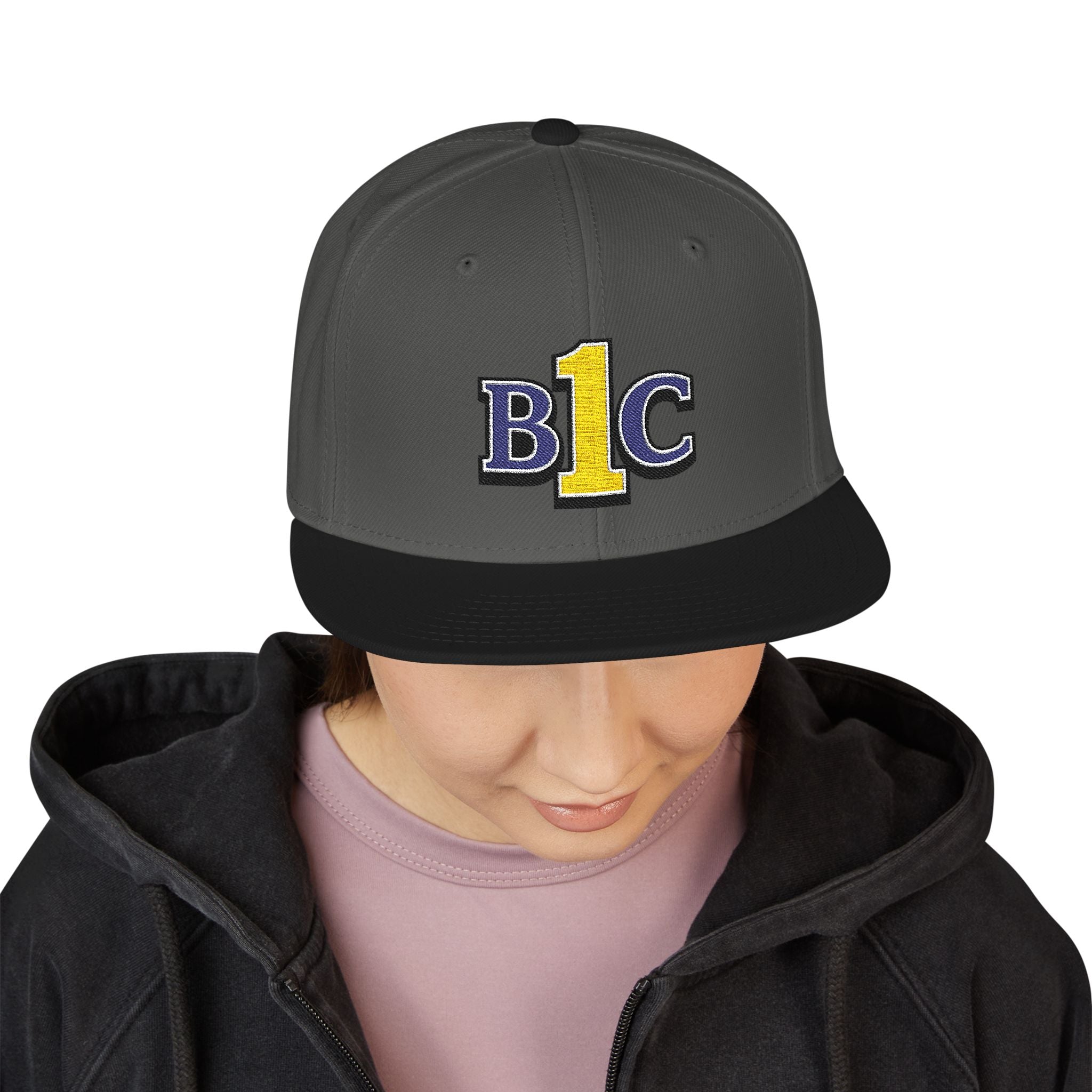 Embroidered B1C  Snapback Hat