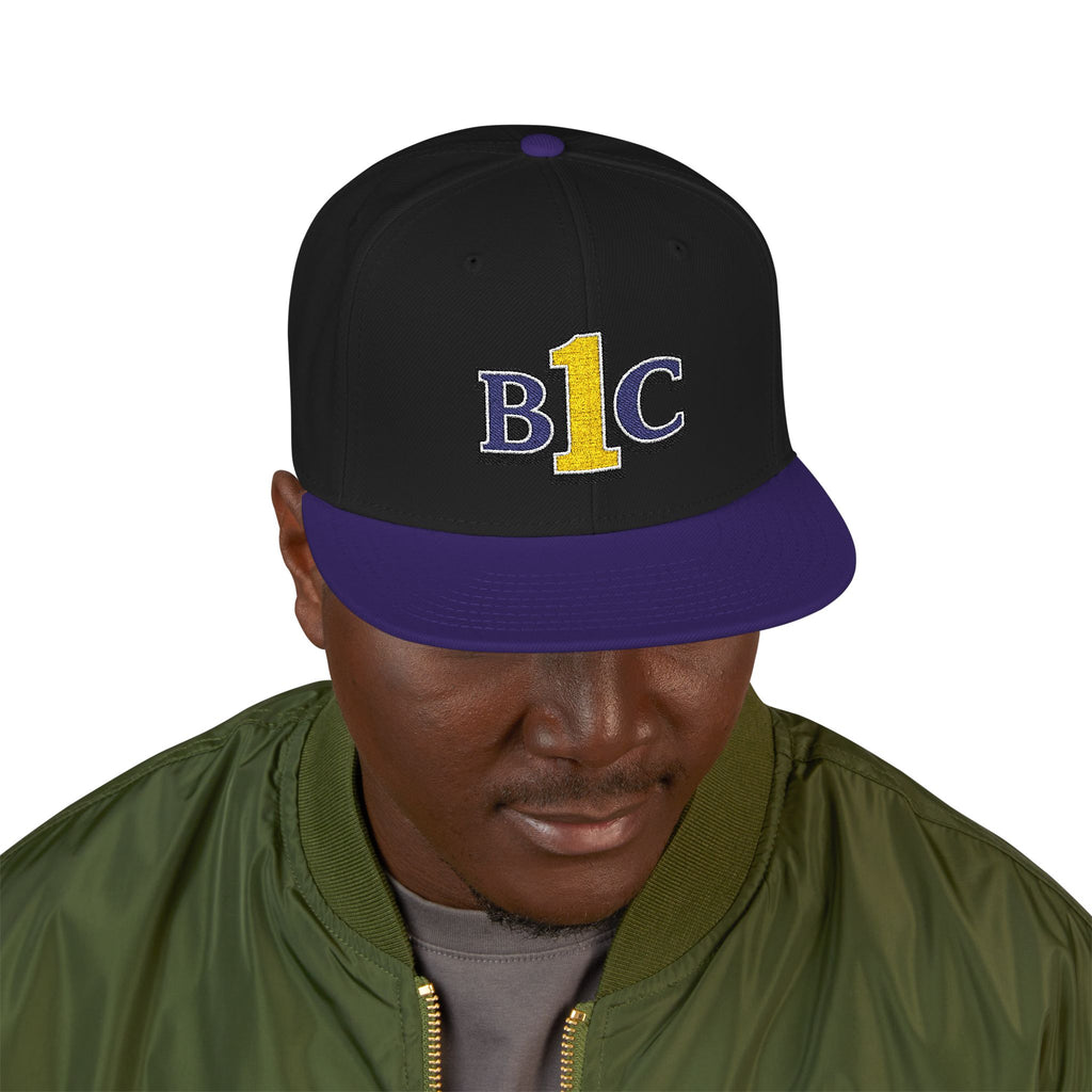 Embroidered B1C  Snapback Hat