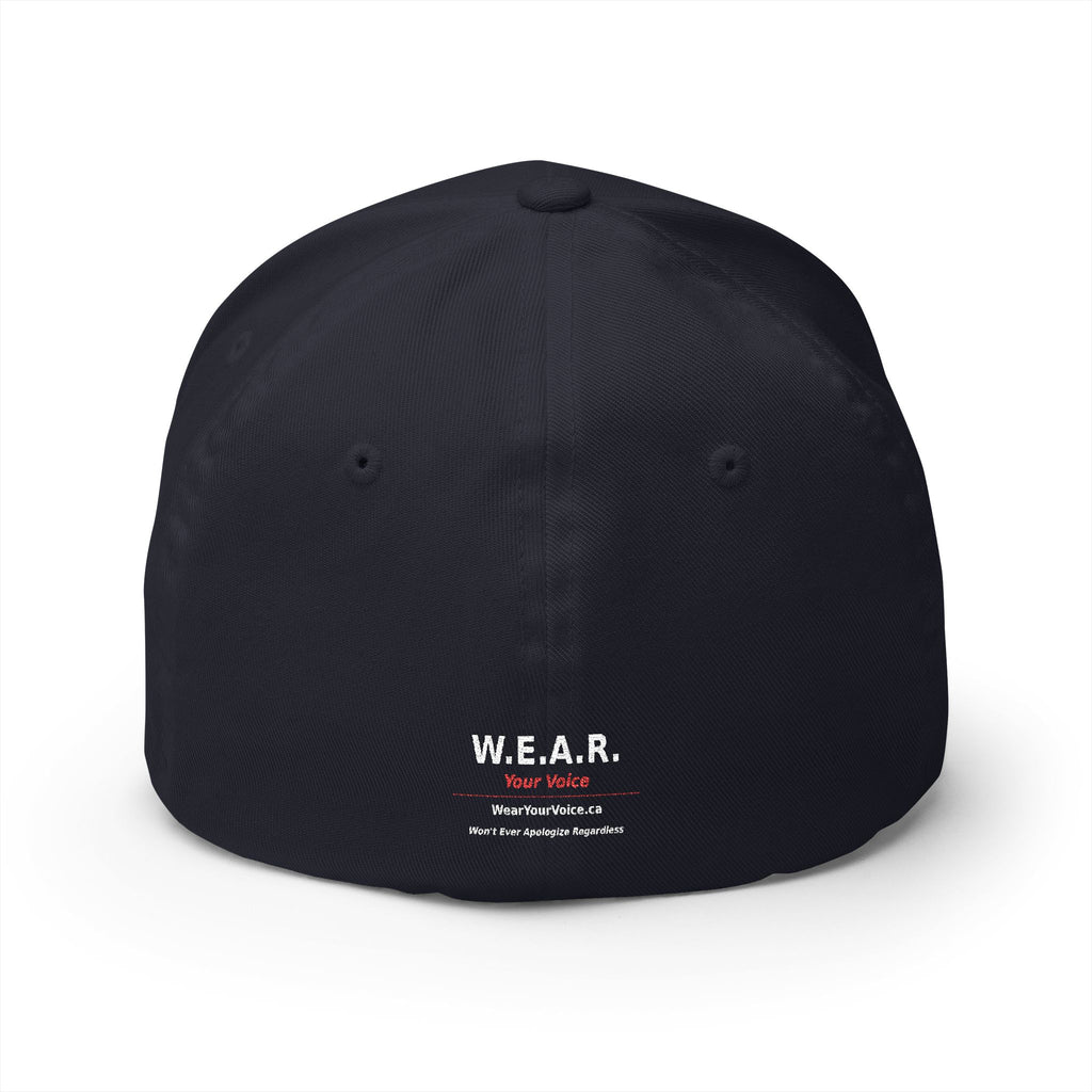One Party, One Province, One People, One BC - Structured cap-Embroidered-Flex fit