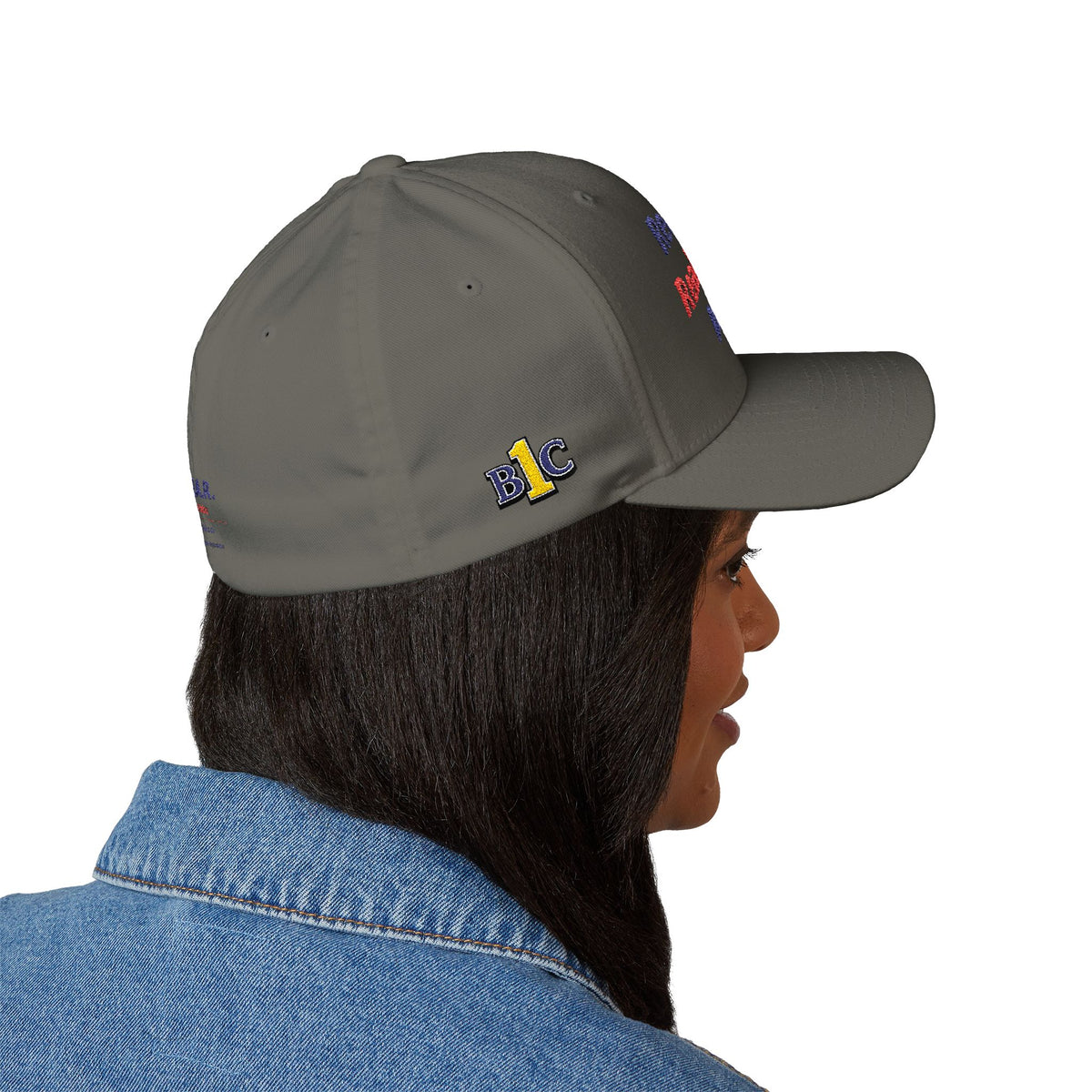 Real People. Real Message. Real BC.- Structured cap-Embroidered-Flex fit