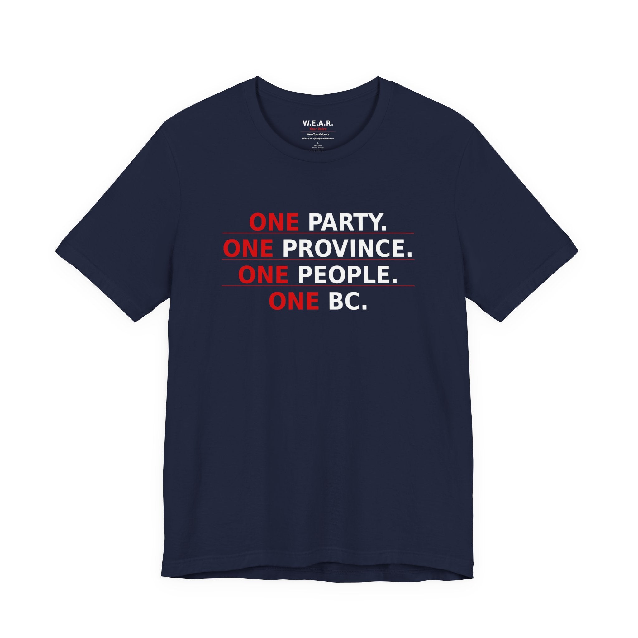 dark - One Party, One Province, One People, One BC / Only One Party Has The Backbone To Say It