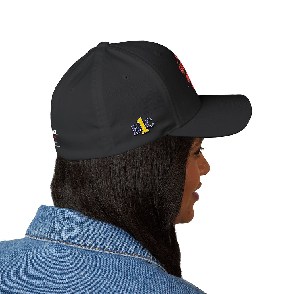 One Party, One Province, One People, One BC - Structured cap-Embroidered-Flex fit