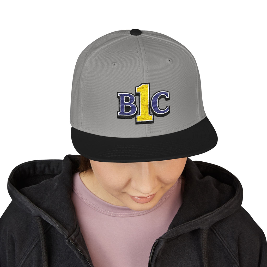 Embroidered B1C  Snapback Hat